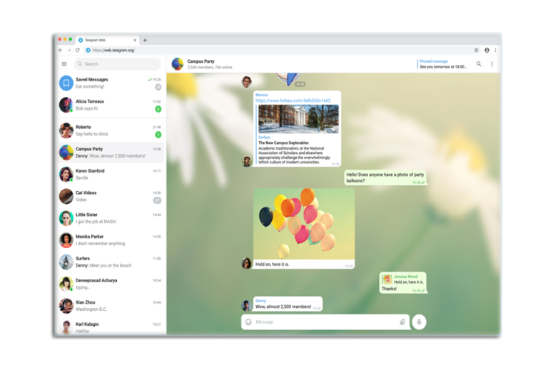 Telegram web